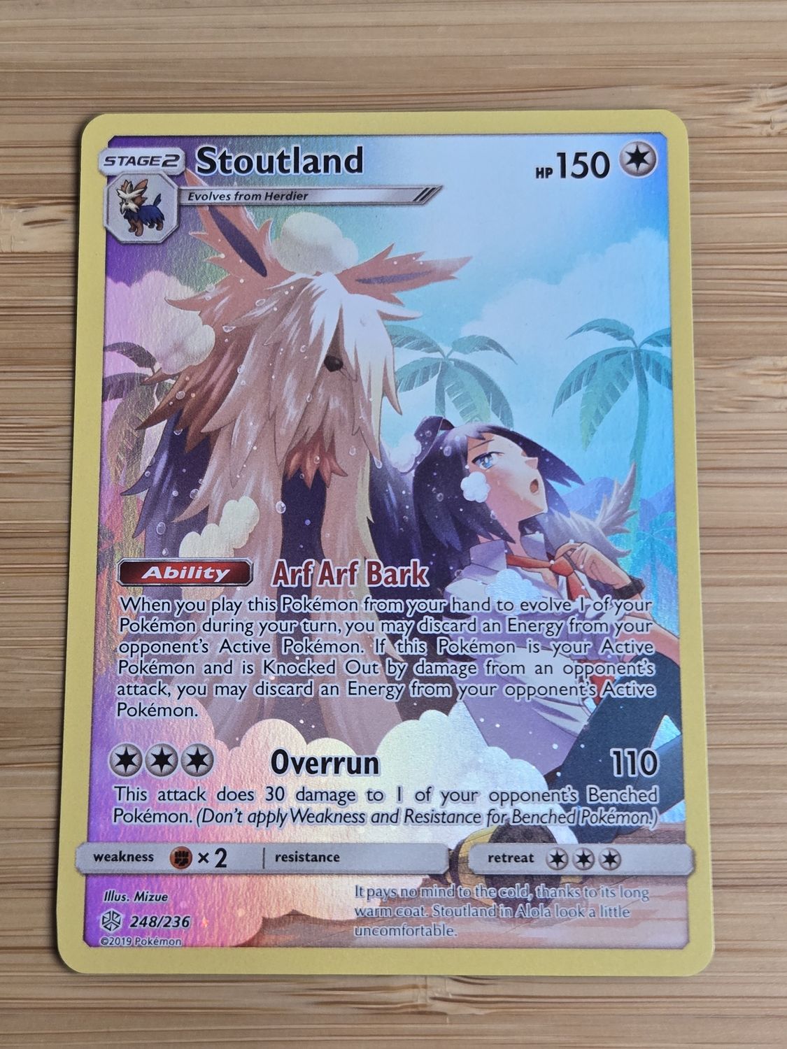 Stoutland - 248/236 - Cosmic Eclipse - NM