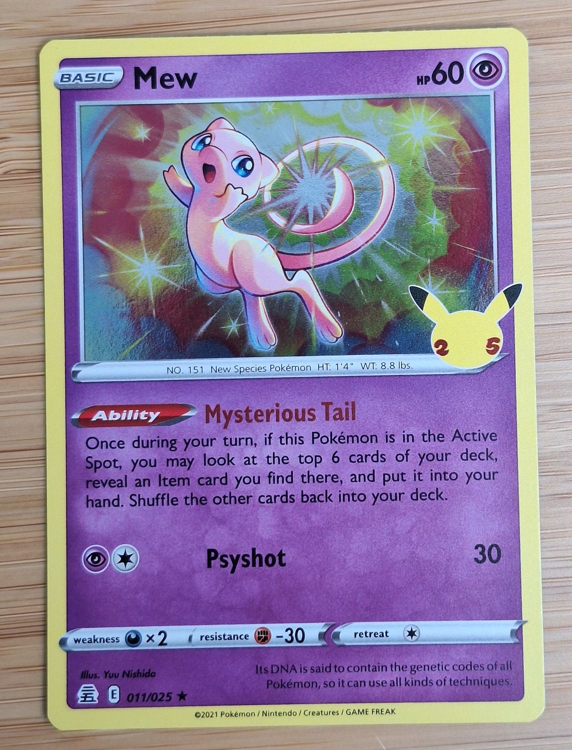Mew - 011/025 - Celebrations 25th - NM