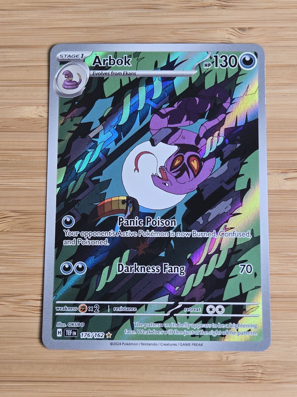 Arbok - 176/162 - Temporal Forces - NM