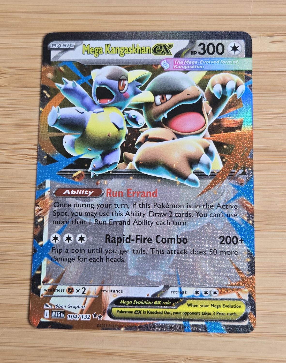 Mega Kangaskhan ex - 104/132 - Mega Evolution - NM