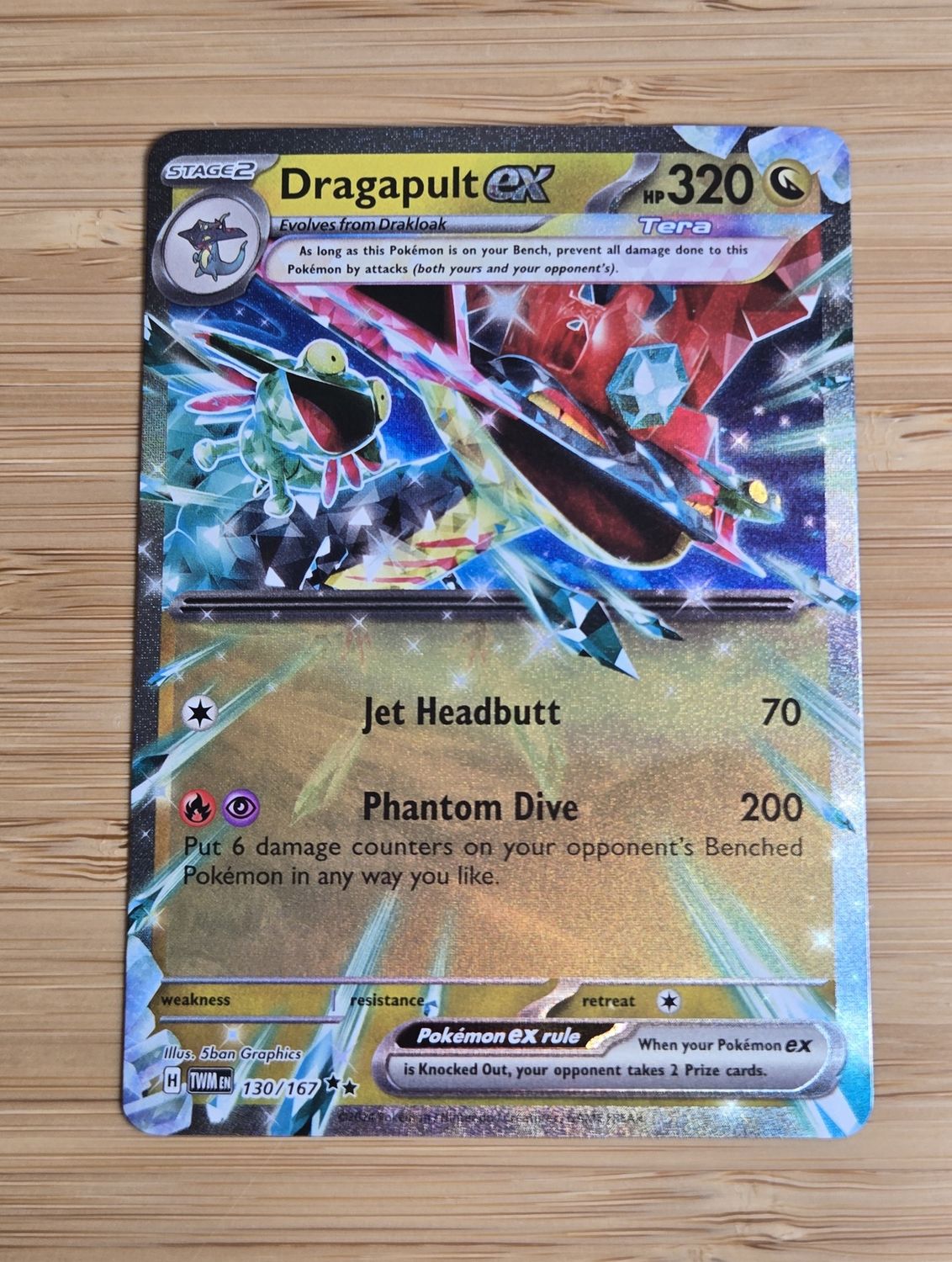 Dragapult ex - 130/167 - Twilight Masquerade -NM