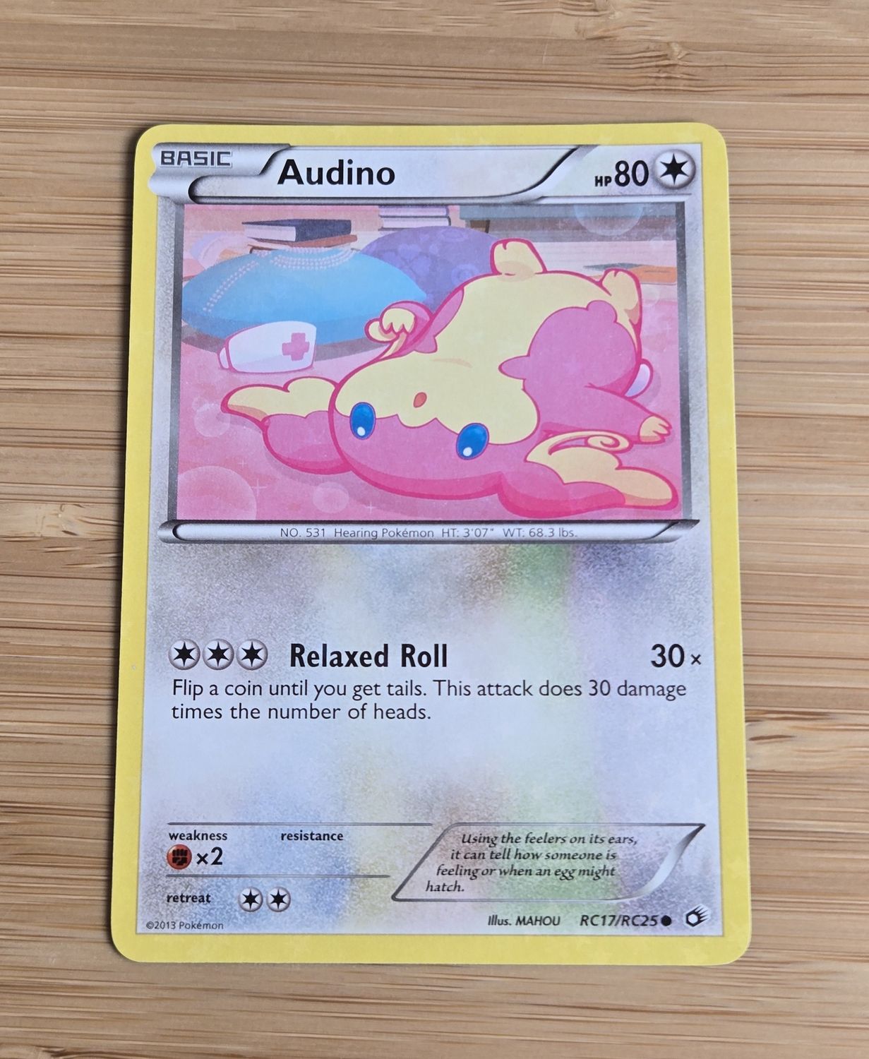 Audino - RC17/RC25 - Legendary Treasures - Radiant Collection - LP
