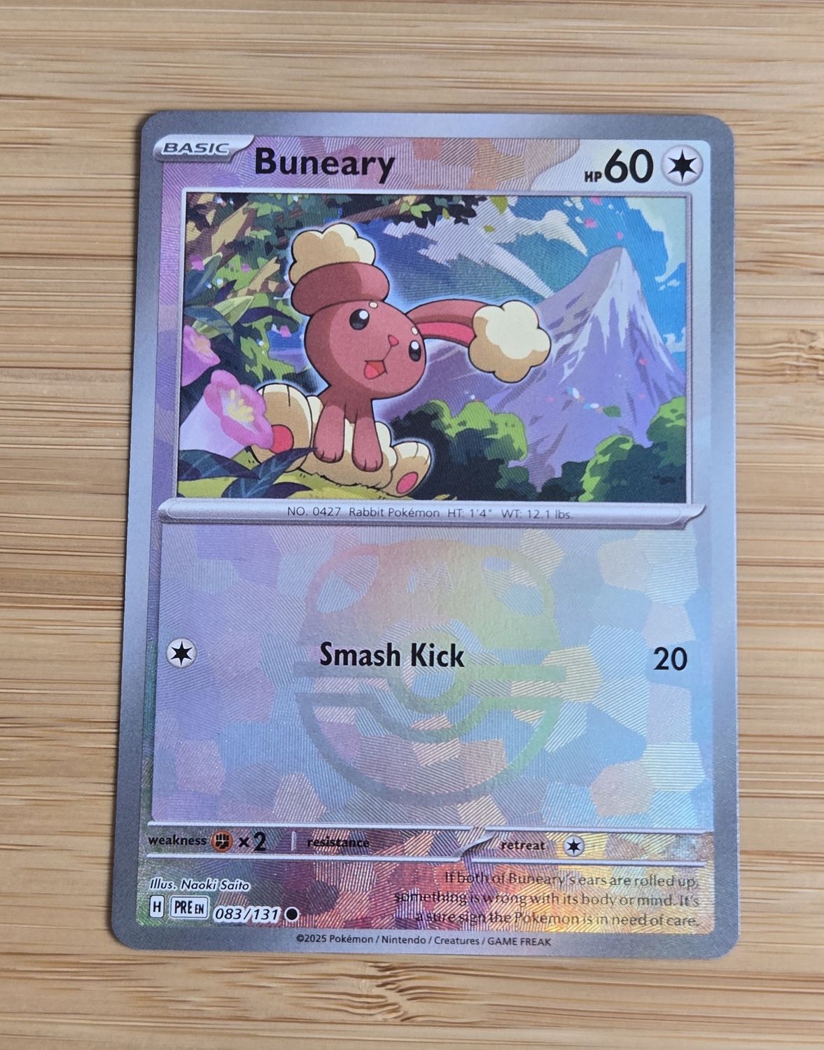 Buneary - 083/131 - Prismatic Evolutions - NM - (MASTERBALL)