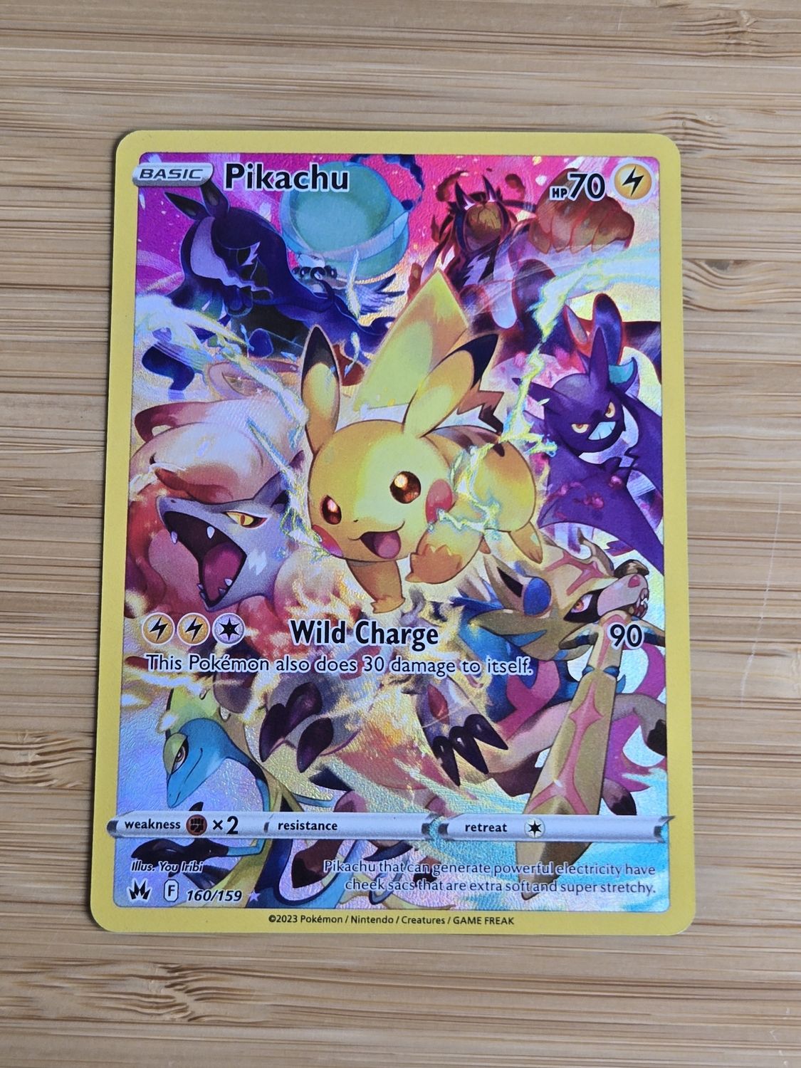 Pikachu - 160/159 - Crown Zenith - NM