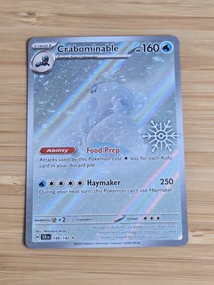 Crabominable - 149/142 - Stellar Crown - Holiday Stamp - NM