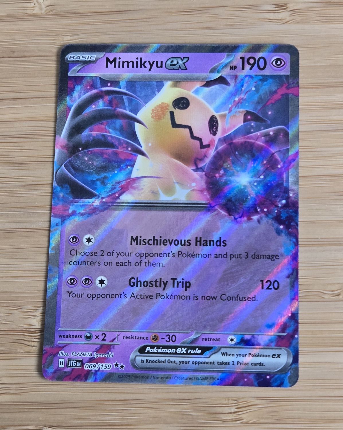 Mimikyu ex - 069/159 - Journey Together - NM