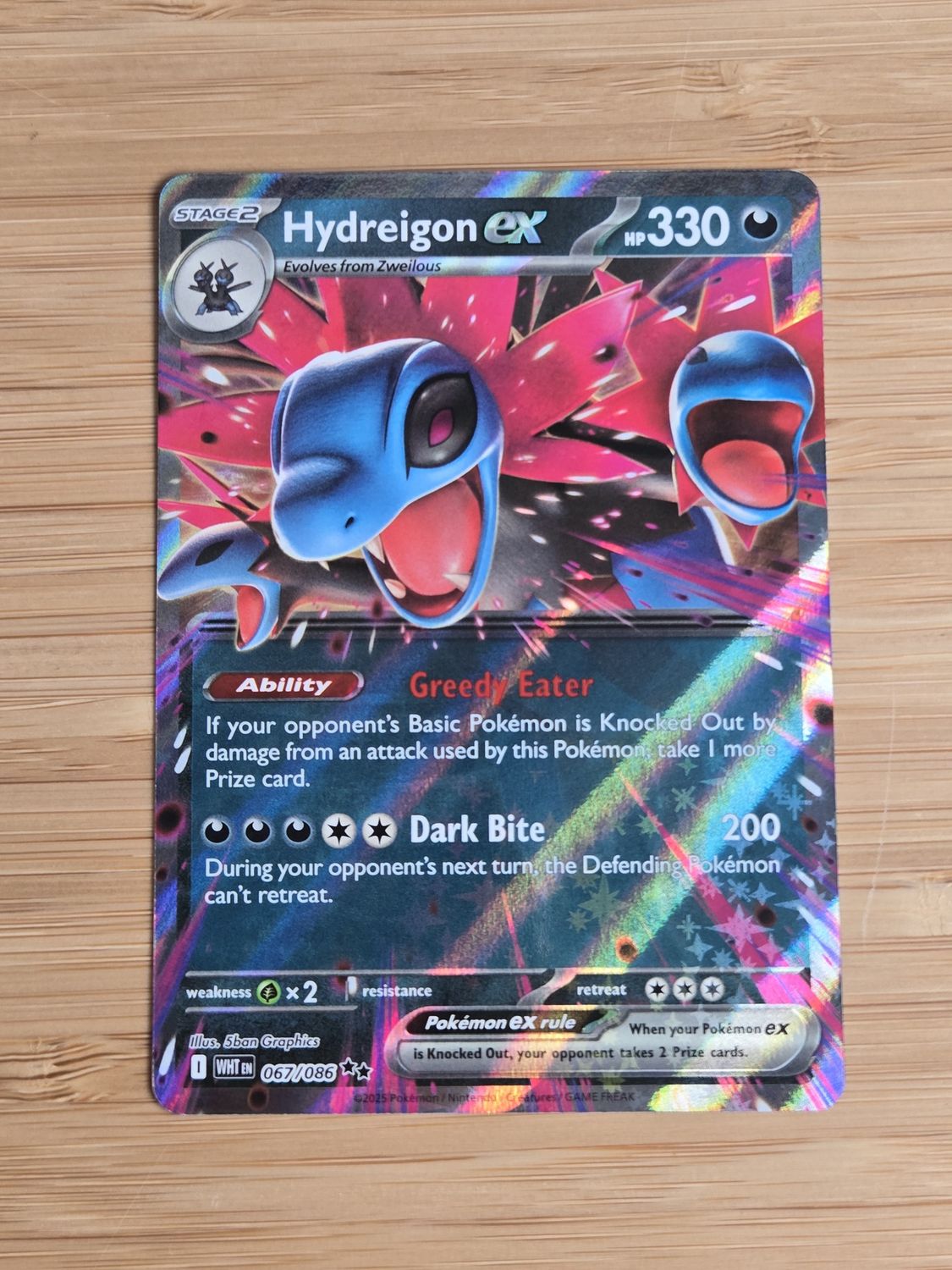 Hydreigon - 067/086 - White Flair - NM