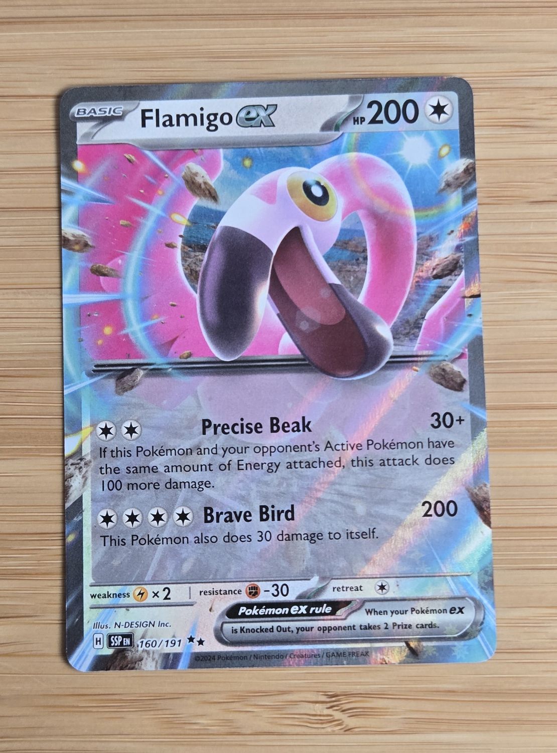 Flamingo ex - 160/191 - Surging Sparks - NM