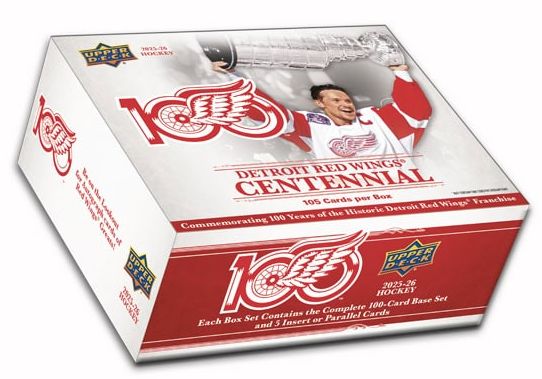 2025-26 Upper Deck Detroit Red Wings Centennial Box Set