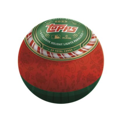 2025 Topps Baseball Holiday Tin