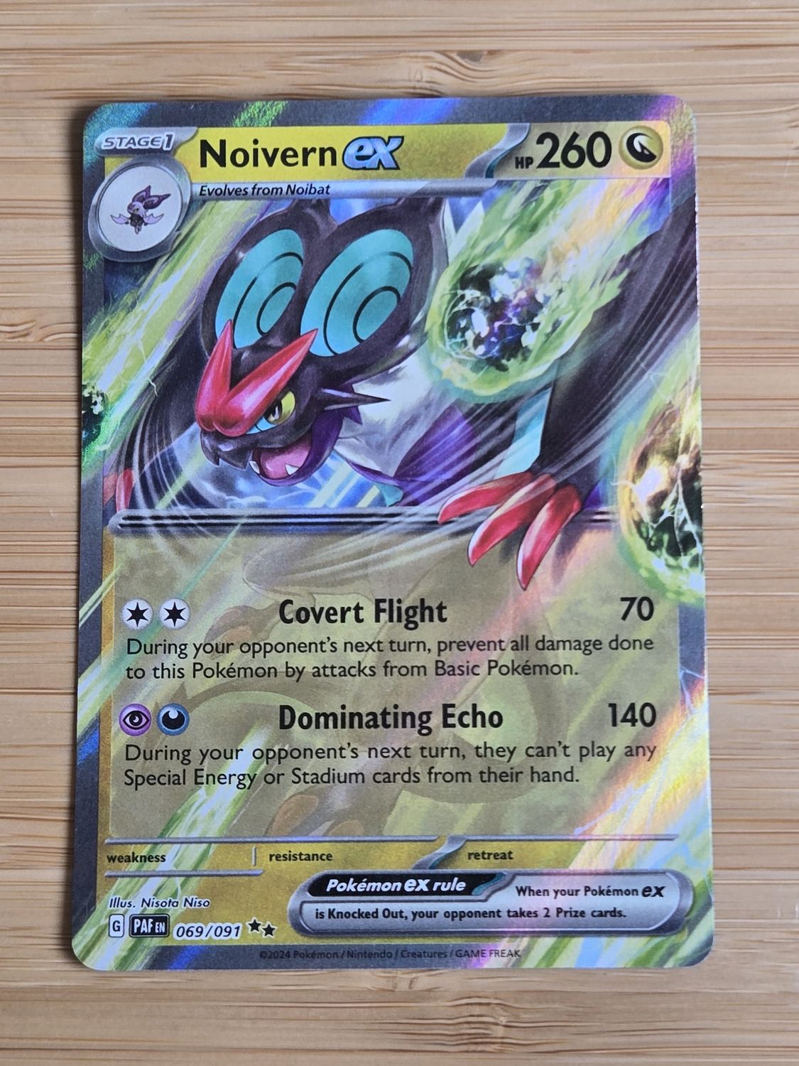 Noivern ex - 069/091 - Paldean Fates - NM