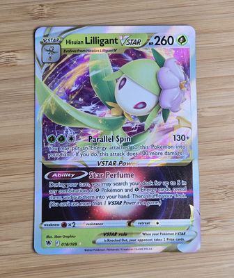 Hisuian Lilligant Vstar - 018/189 - Astral Radiance - NM
