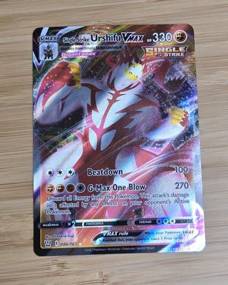 Single Strike Urshifu Vmax - 086/163 - Battle Styles - NM