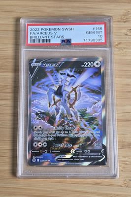 Arceus V - 166/172 - Brilliant Stars - GEM MINT - PSA 10