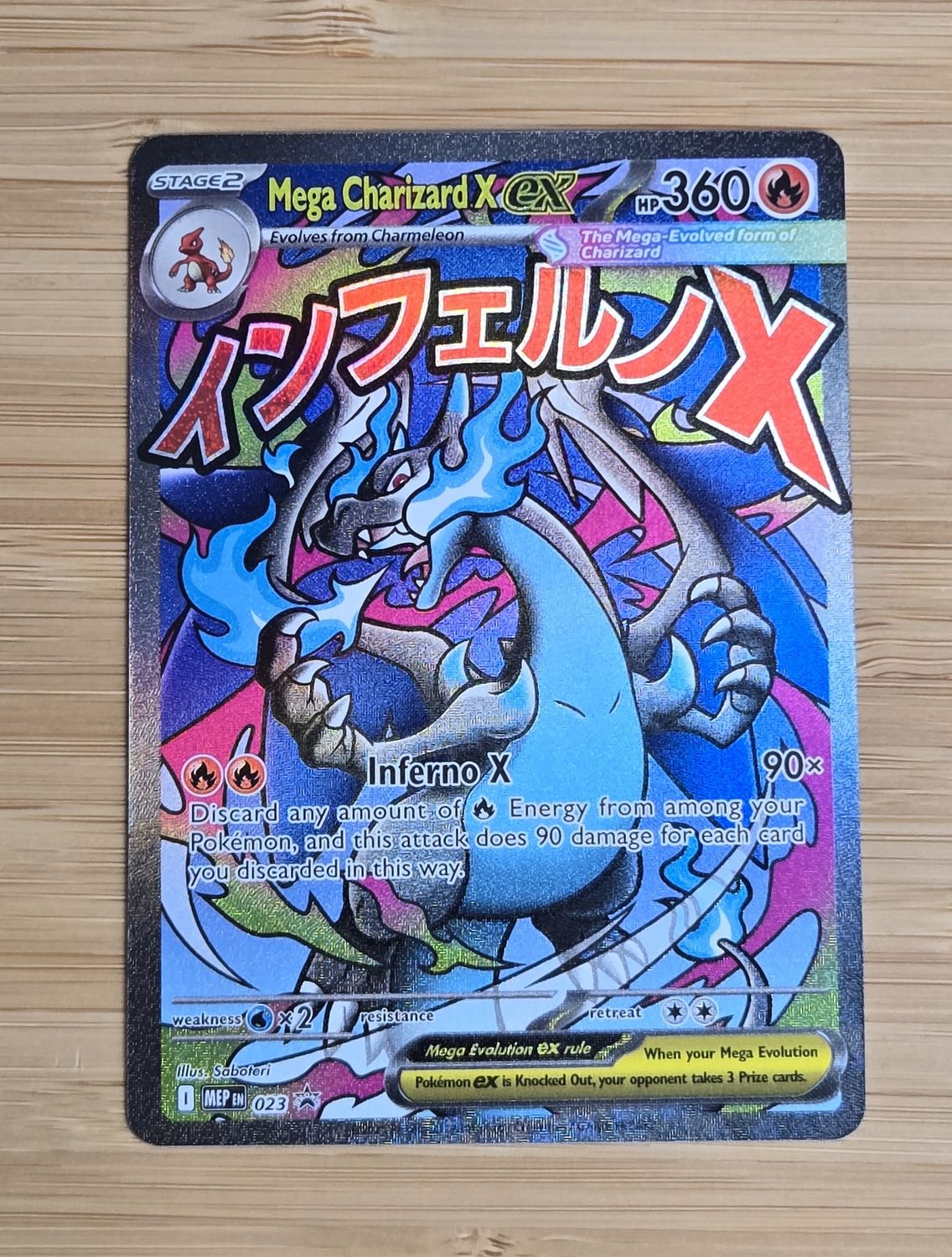 Mega Charizard X ex - Mega Evolution - Promo 023