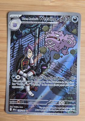 Team Rocket&#39;s Weezing - 199/182 - Destined Rivals - NM
