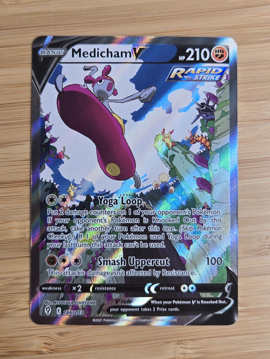 Medicham V - 186/203 - Evolving Skies - NM