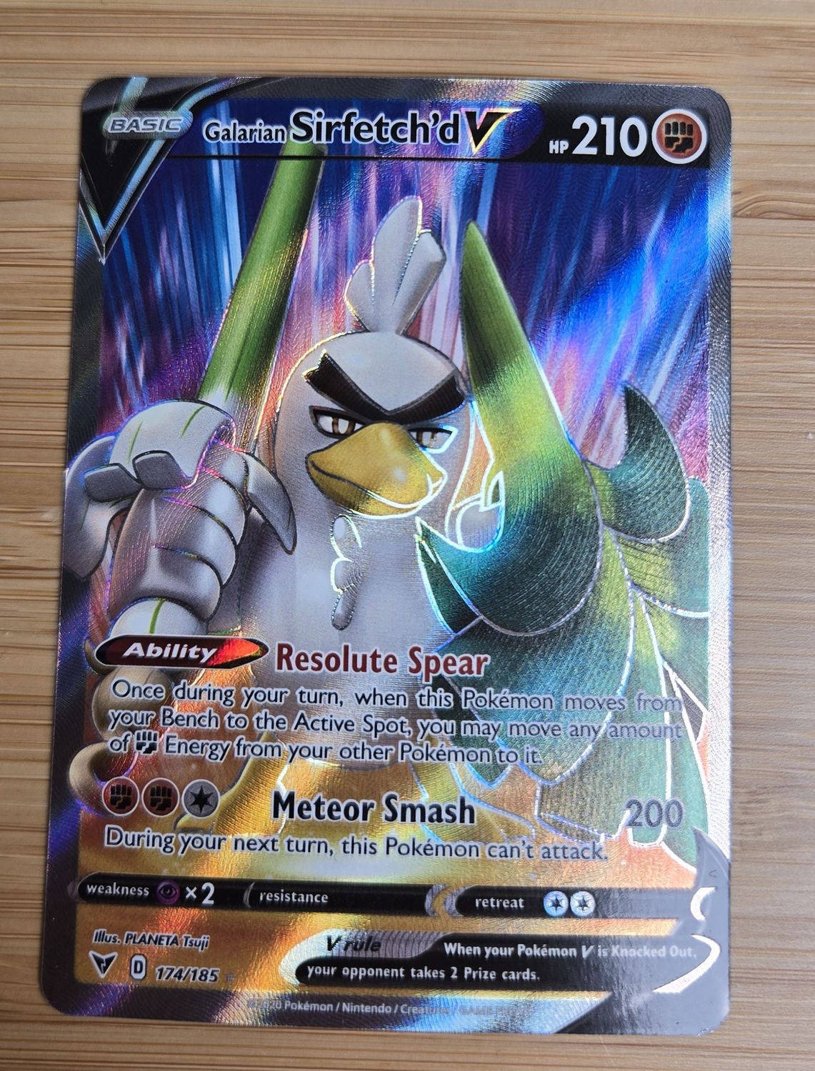 Galarian Sirfetch&#39;d V - 174/185 - NM