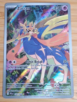 Zacian - 100/094 - Phantasmal Flames - NM