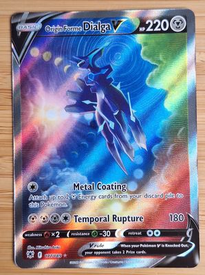Origin Forme Dialga V - Alternate Full Art - Astral Radiance - NM