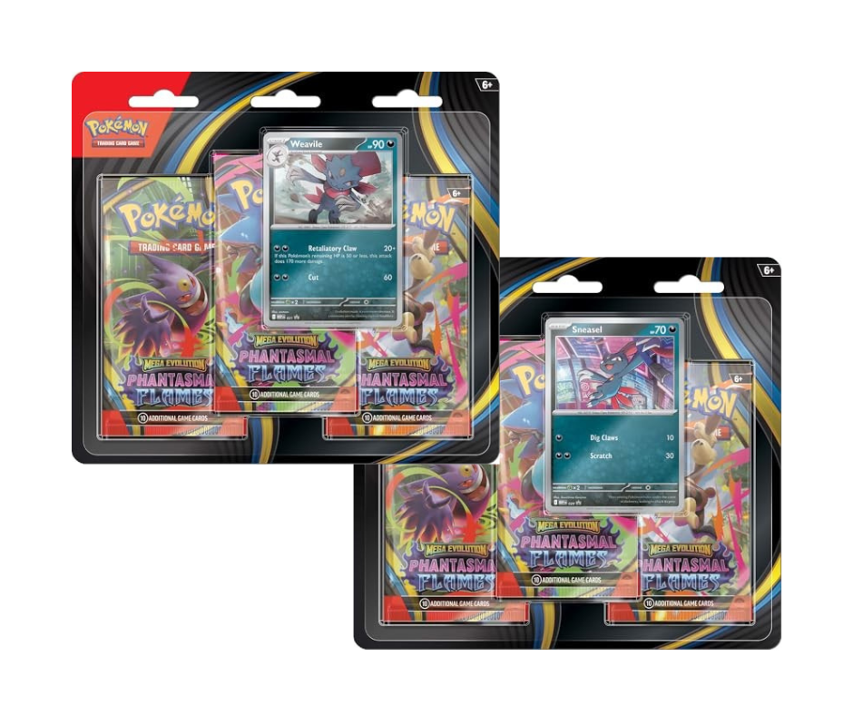 Pokémon - Phantasmal Flames - Blister 3 packs (aléatoire)