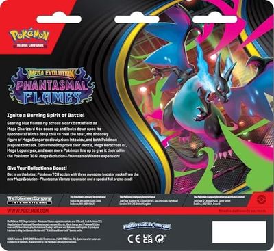 Pokémon - Phantasmal Flames - Blister 3 packs (aléatoire)
