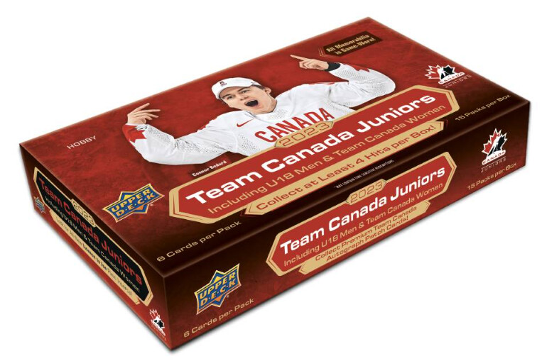 2023 Upper Deck Team Canada Jr. Hockey Hobby, Format: Box