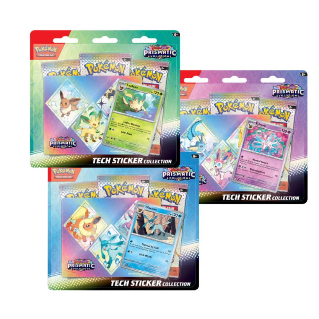 Pokémon - Prismatic Evolutions - Tech Sticker Collection (random)