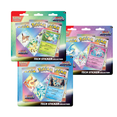 Pokémon - Prismatic Evolutions - Tech Sticker Collection (random)
