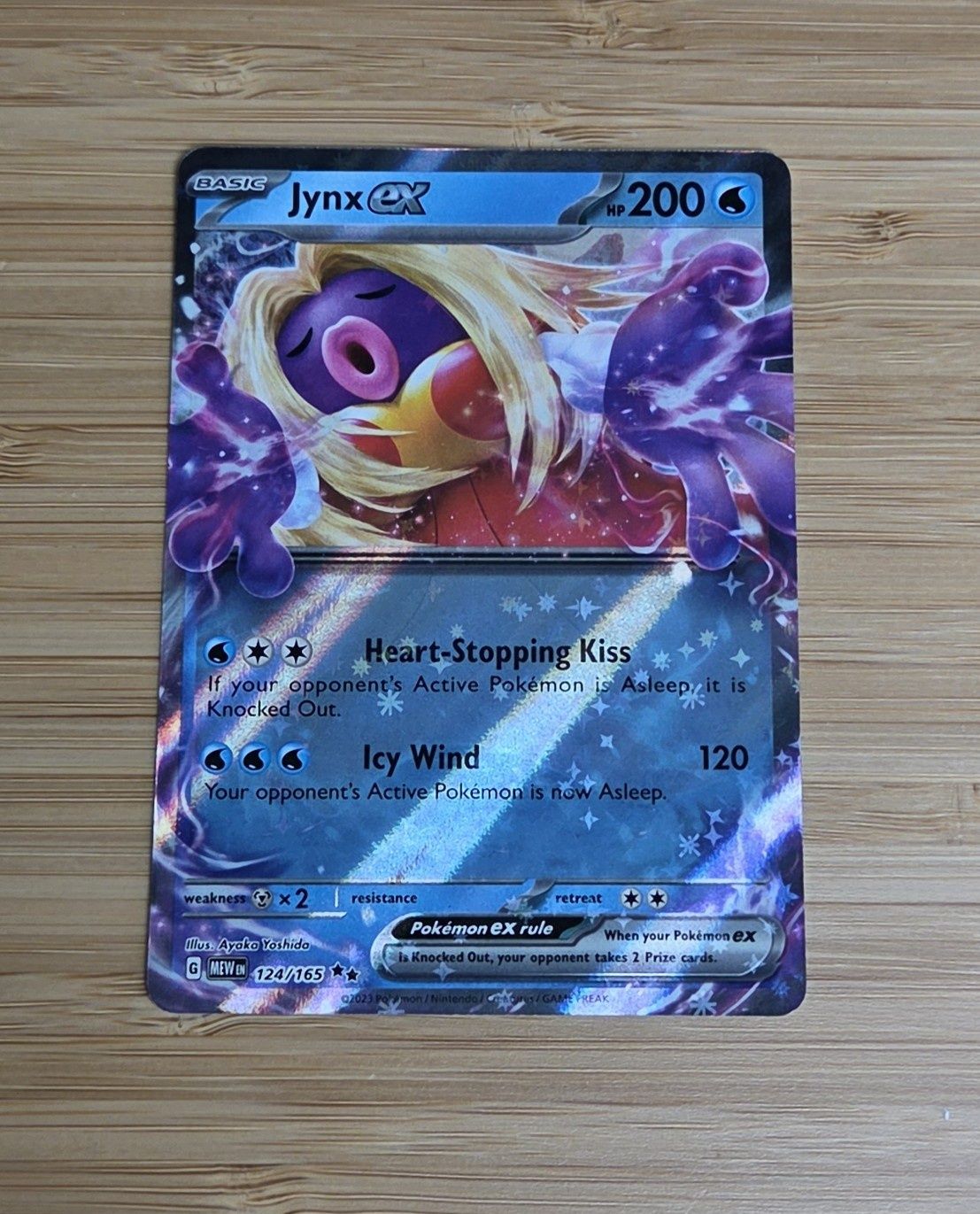 Jynx EX - 124/165 - Pokemon 151 - NM