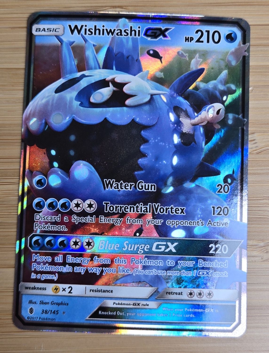 Wishiwashi GX - 38/145 - Guardians Rising - LP