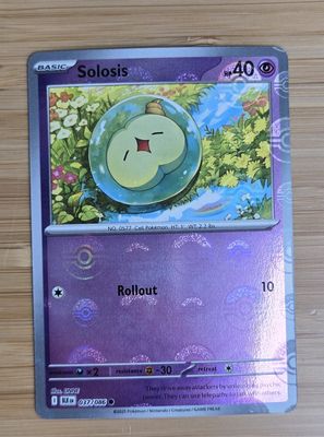 Solosis (Pokeball) - 037/086 - Black Bolt - NM Solosis (Pokeball) - 037/086 - Black Bolt - NM