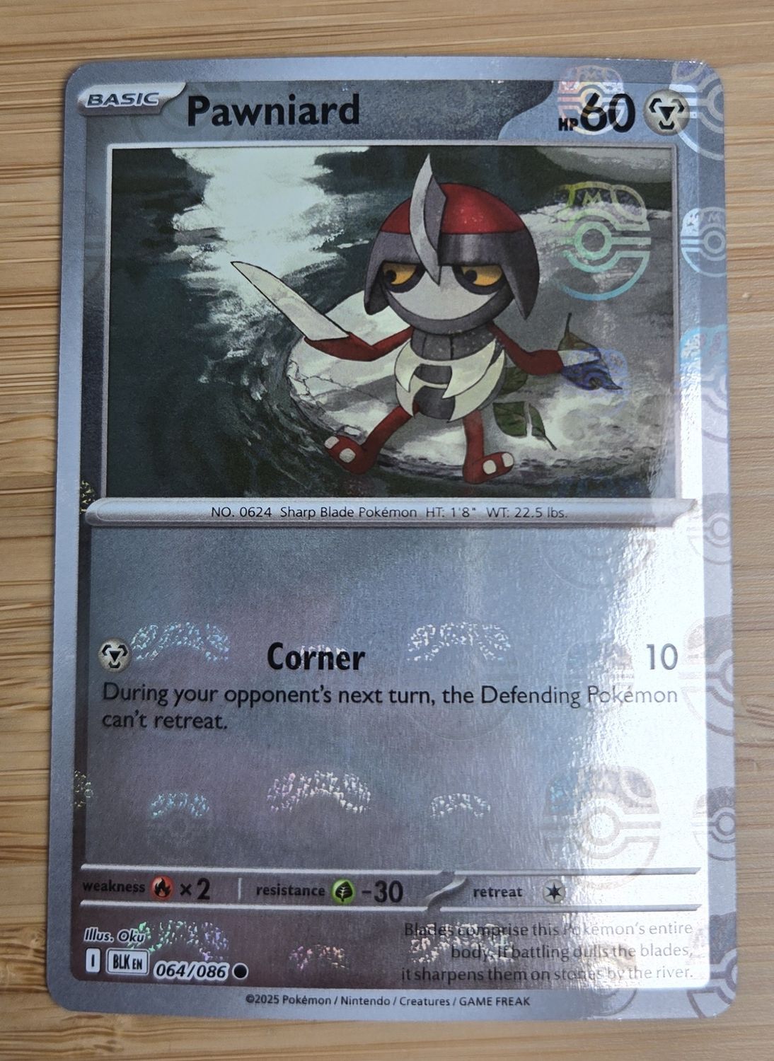 Pawniard (Masterball) - 064/086 - Black Bolt - NM