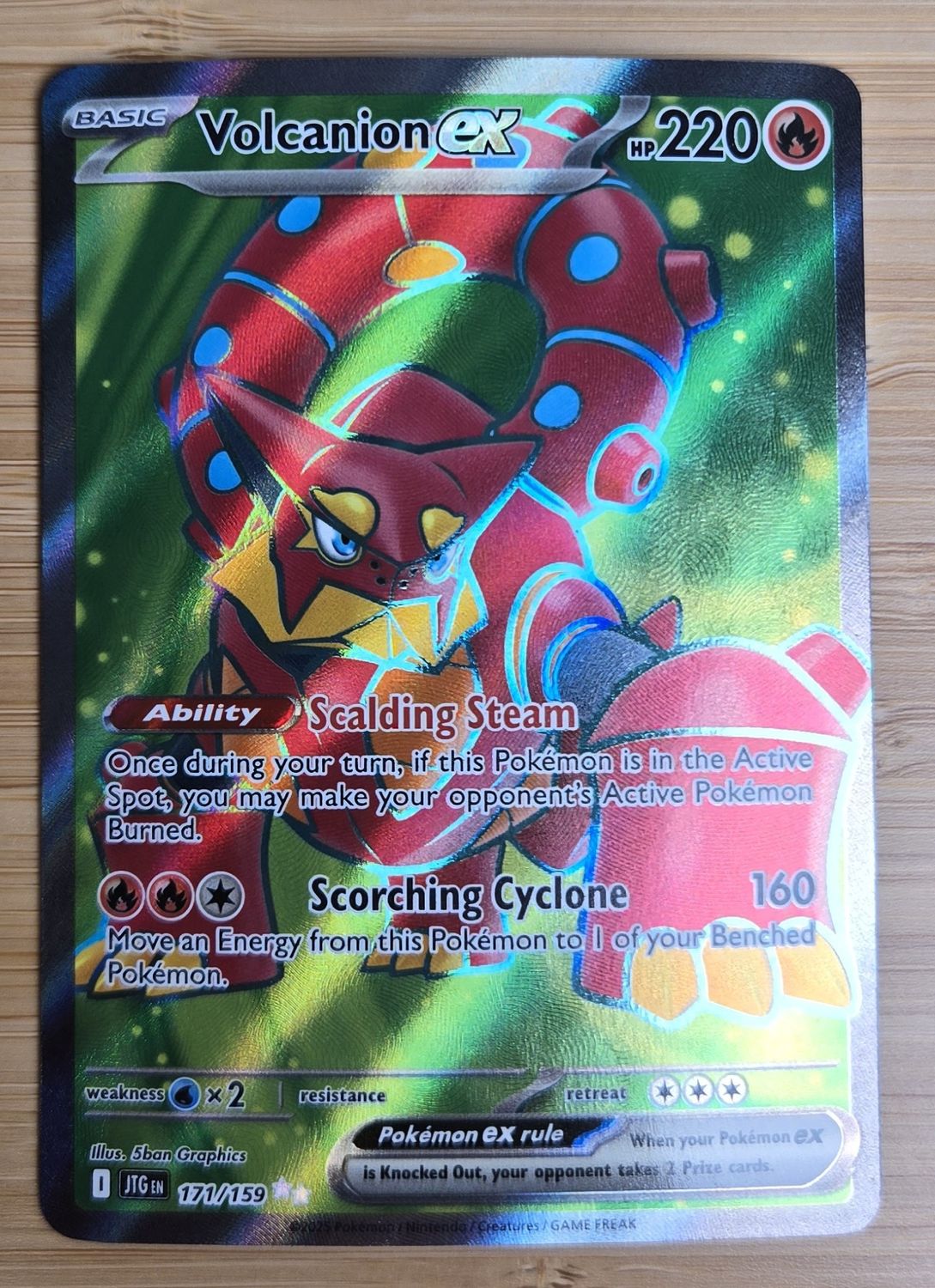 Volcanion EX - 171/159 - Journey Together - NM Volcanion EX - 171/159 - Journey Together - NM
