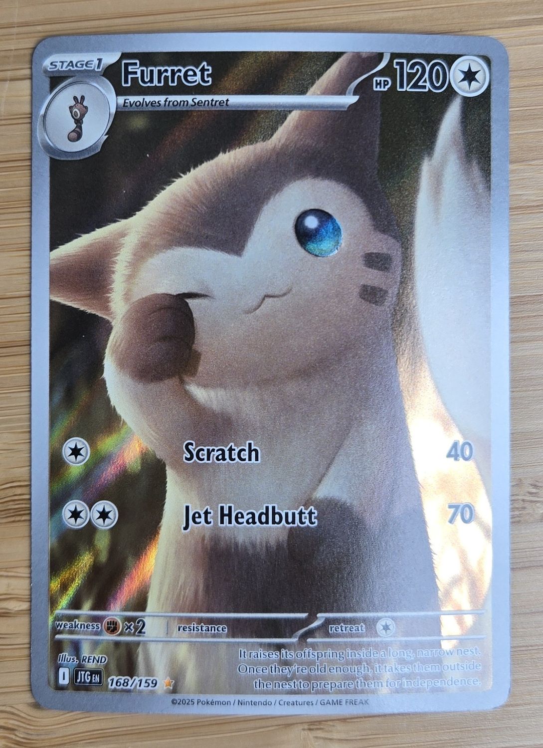 Furret - 168/159 - Journey Together - NM Furret - 168/159 - Journey Together - NM