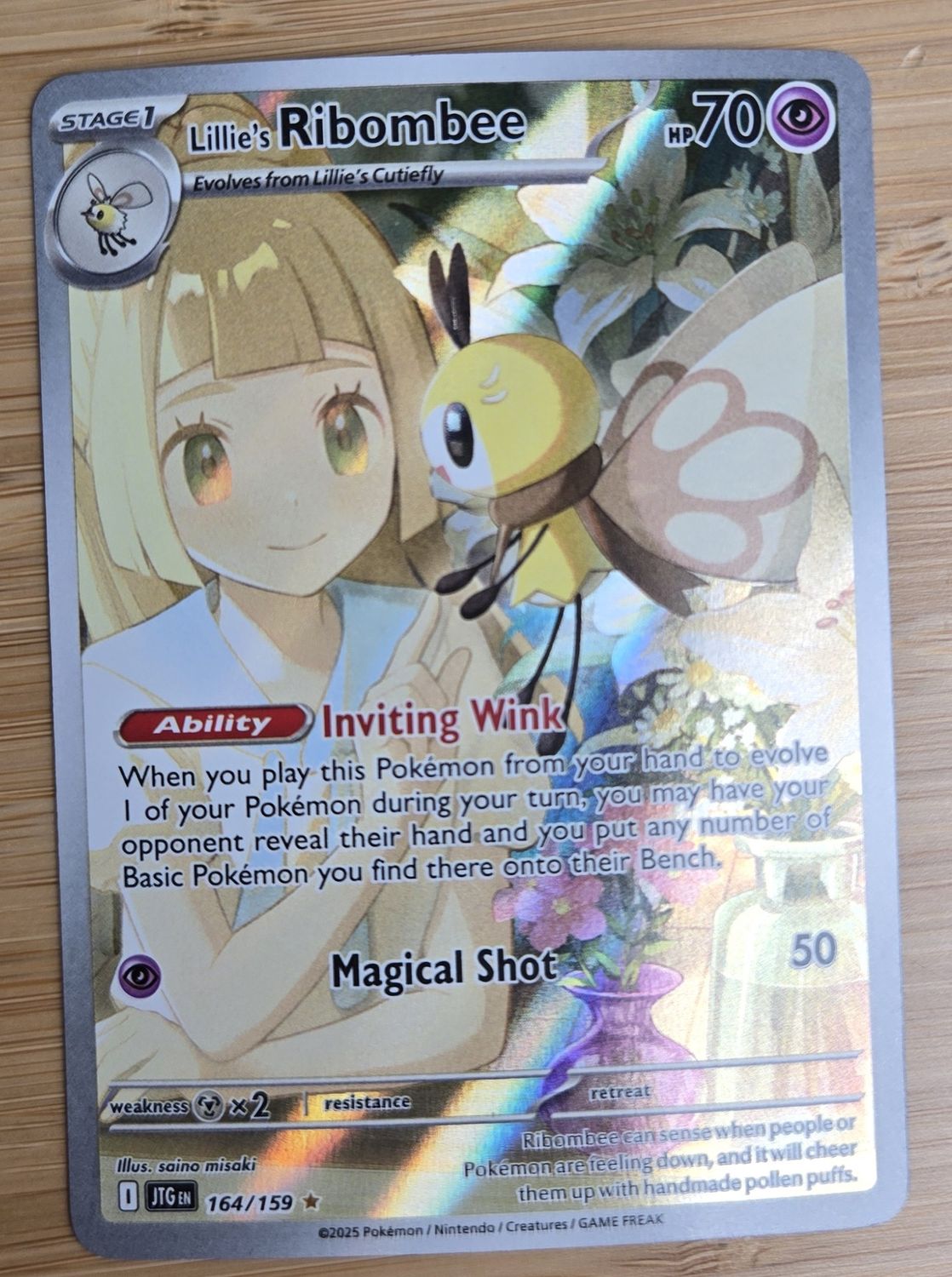 Lillie's Ribombee - 164/159 - Journey Together - NM