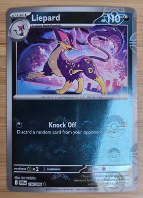Liepard (POKEBALL) - 056/086 - White Flare - NM
