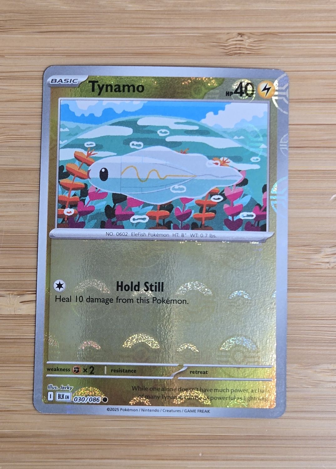 Tynamo (POKEBALL) - 030/086 - Black Bolt - NM