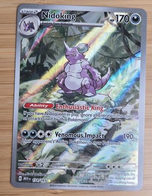 Nidoking - 174/165 - Pokemon 151 - NM
