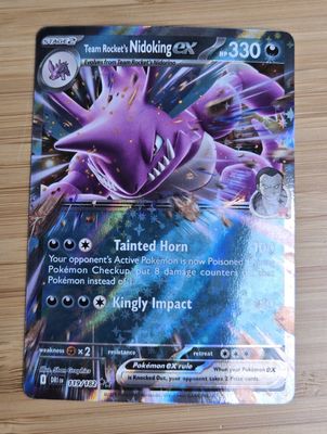 Team Rocket's Nidoking EX - 119/182 - Destined Rivals - NM