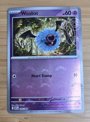 Woobat (POKEBALL) - 036/086 - White Flare - NM