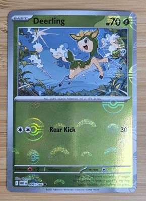 Deerling (POKEBALL) - 006/086 - White Flare - NM