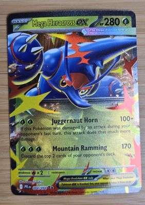 Mega Haracross EX - 004/094 - Phantasmal Flames - NM