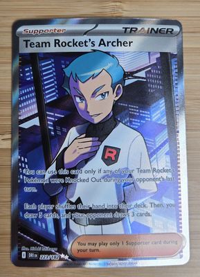 Team Rocket's Archer - 223/182 - Destined Rivals - NM