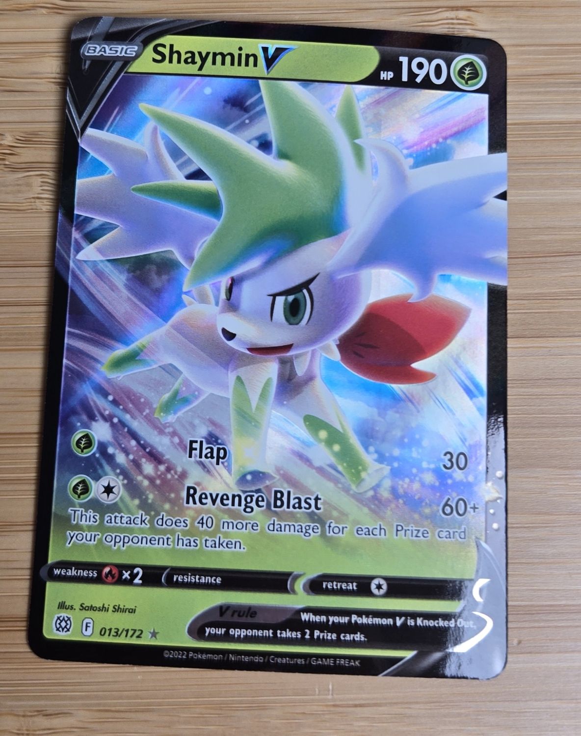 Shaymin V - 013/172 - Brilliant Stars - NM Shaymin V - 013/172 - Brilliant Stars - NM
