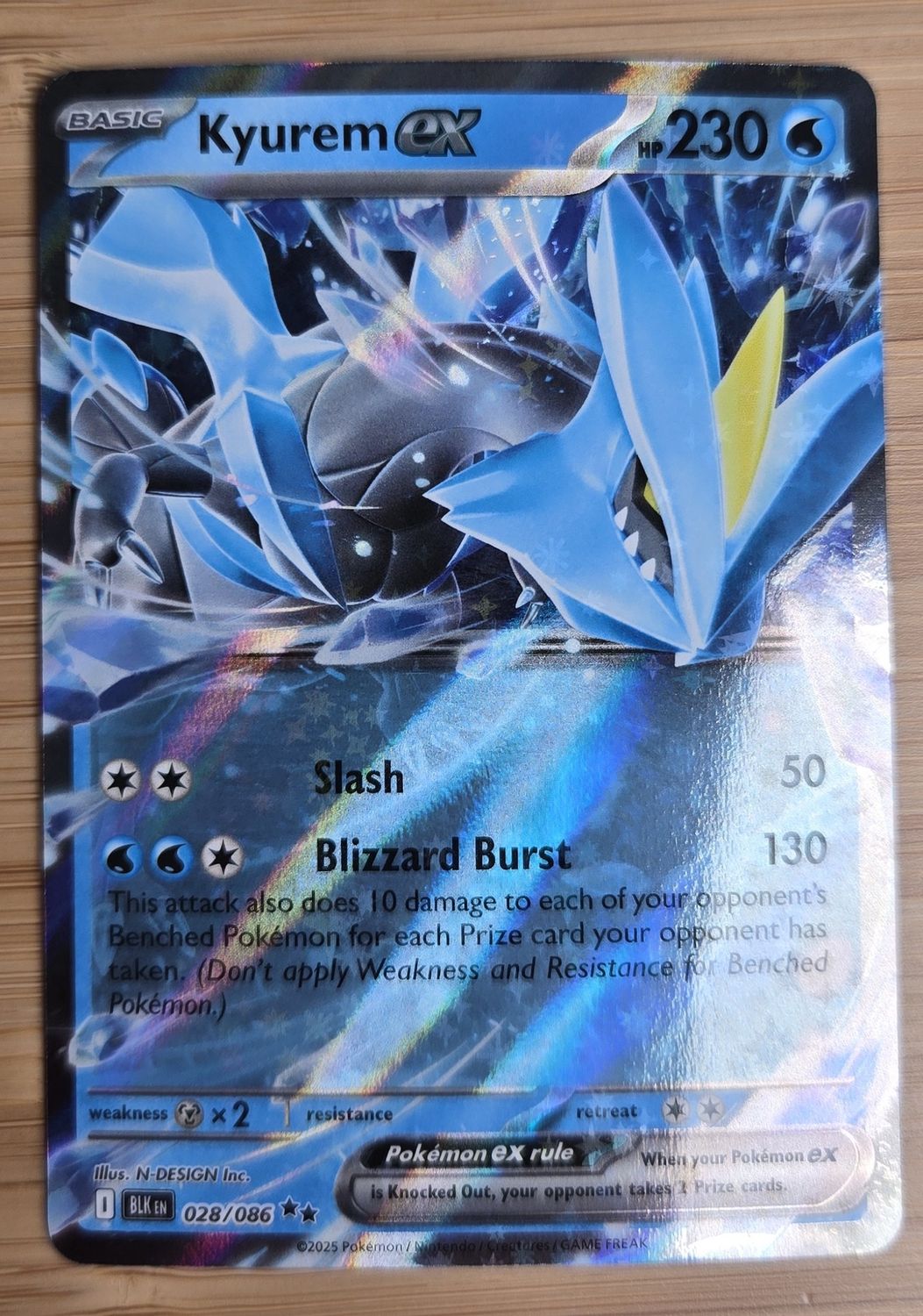 Kyurem ex -028/086 - Black Bolt - NM