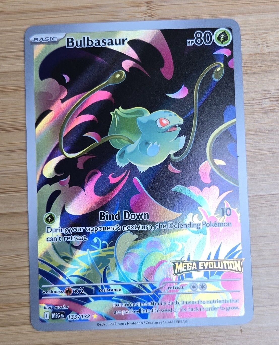 Bulbasaur (STAMP) - Mega Evolution - 133/132 - NM