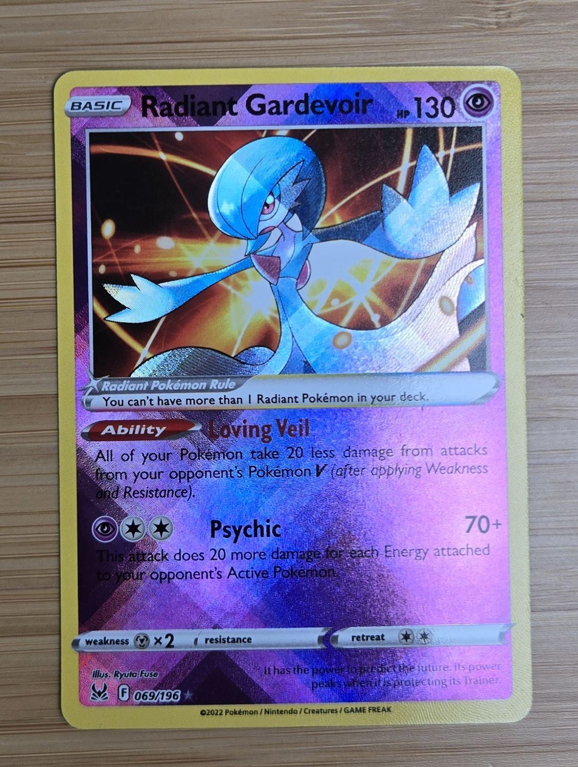 Radiant Gardevoir - Brilliant Stars - 069/196 -NM