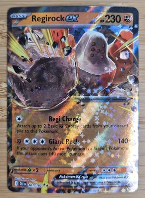 Regirock EX - 101/182 - Destined Rivals - NM