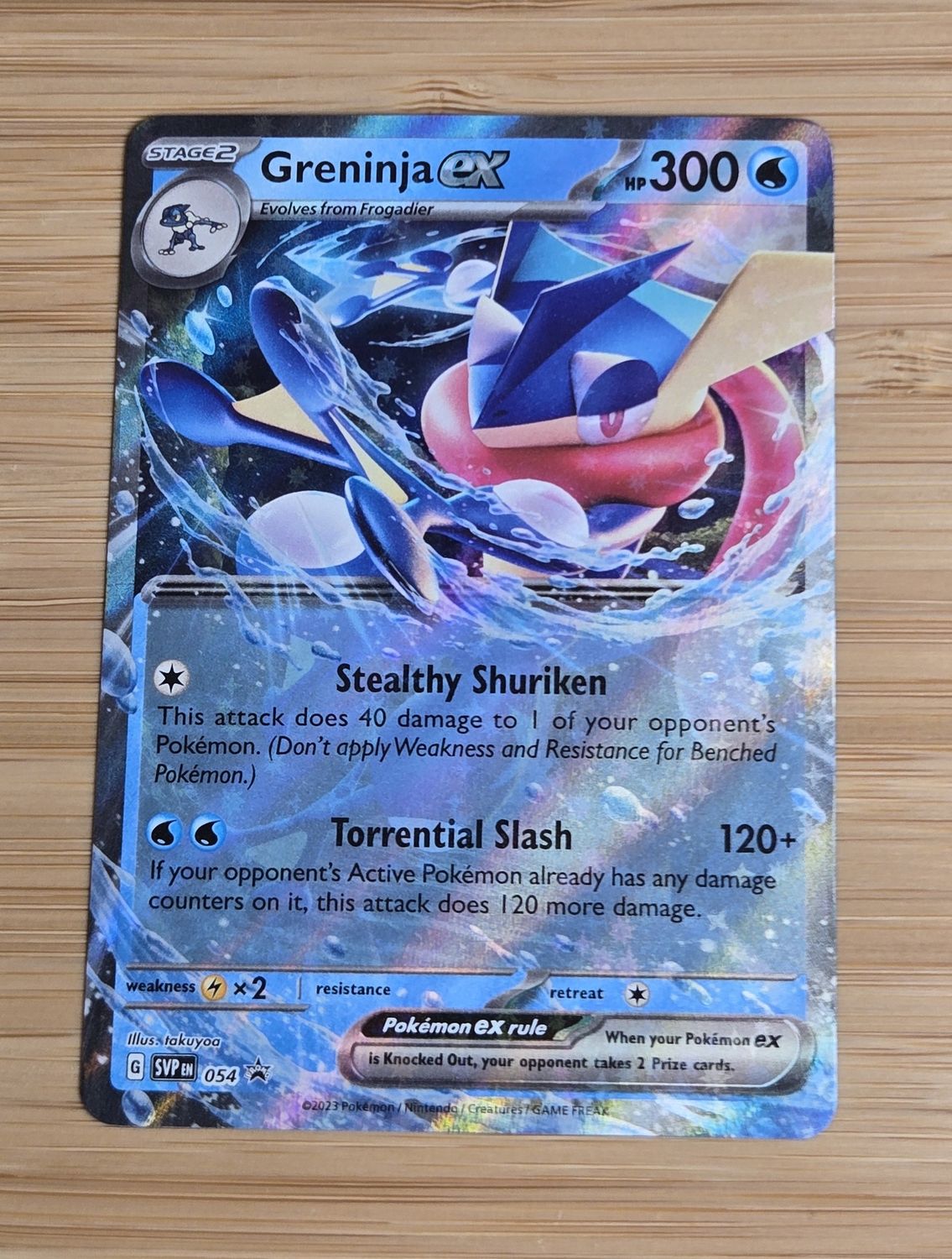 Greninja EX - Scarlet and Violet (PROMO) - 054 - NM
